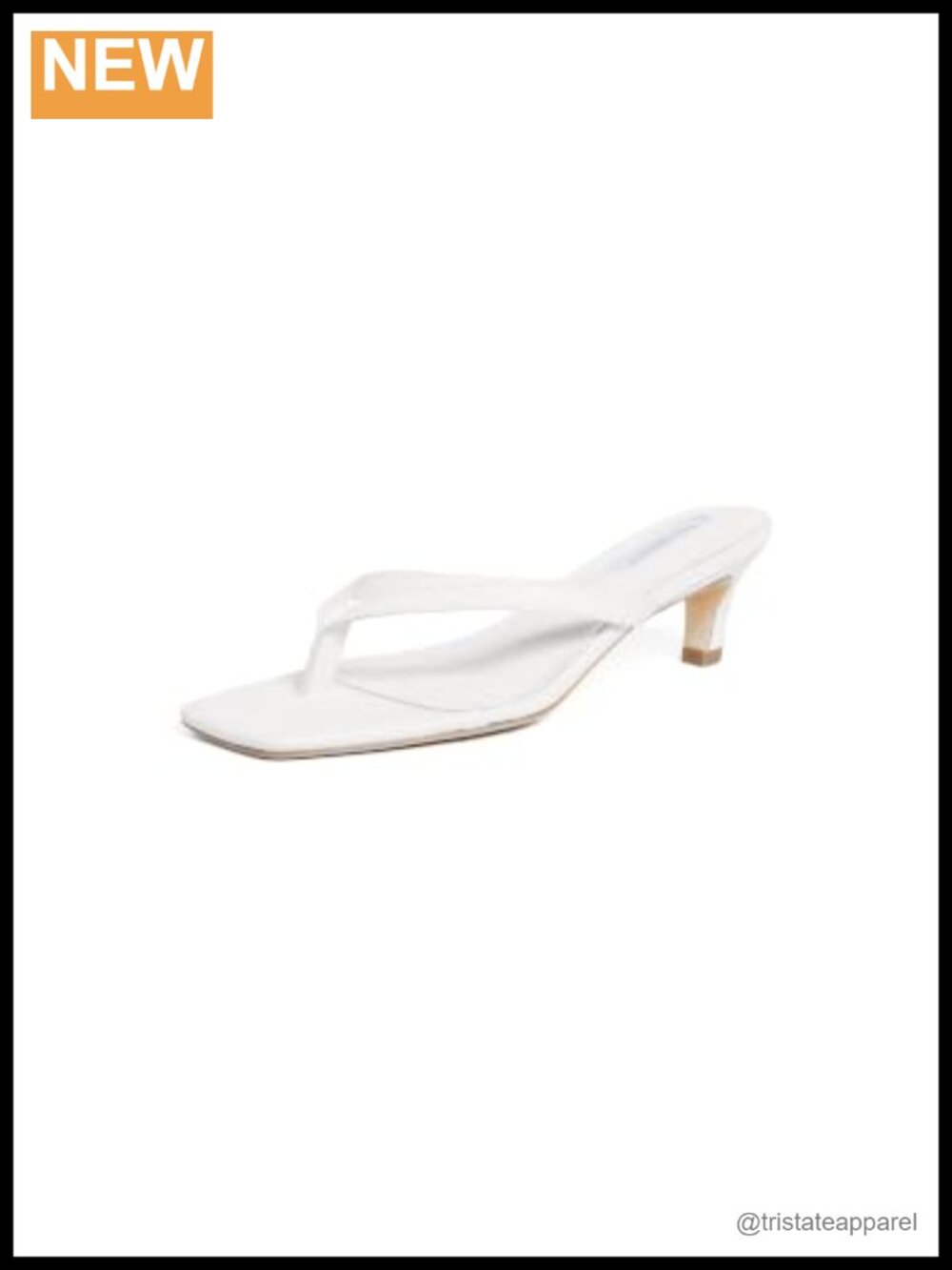 Nappa Leather Kitten Heel Mule for Business Casual